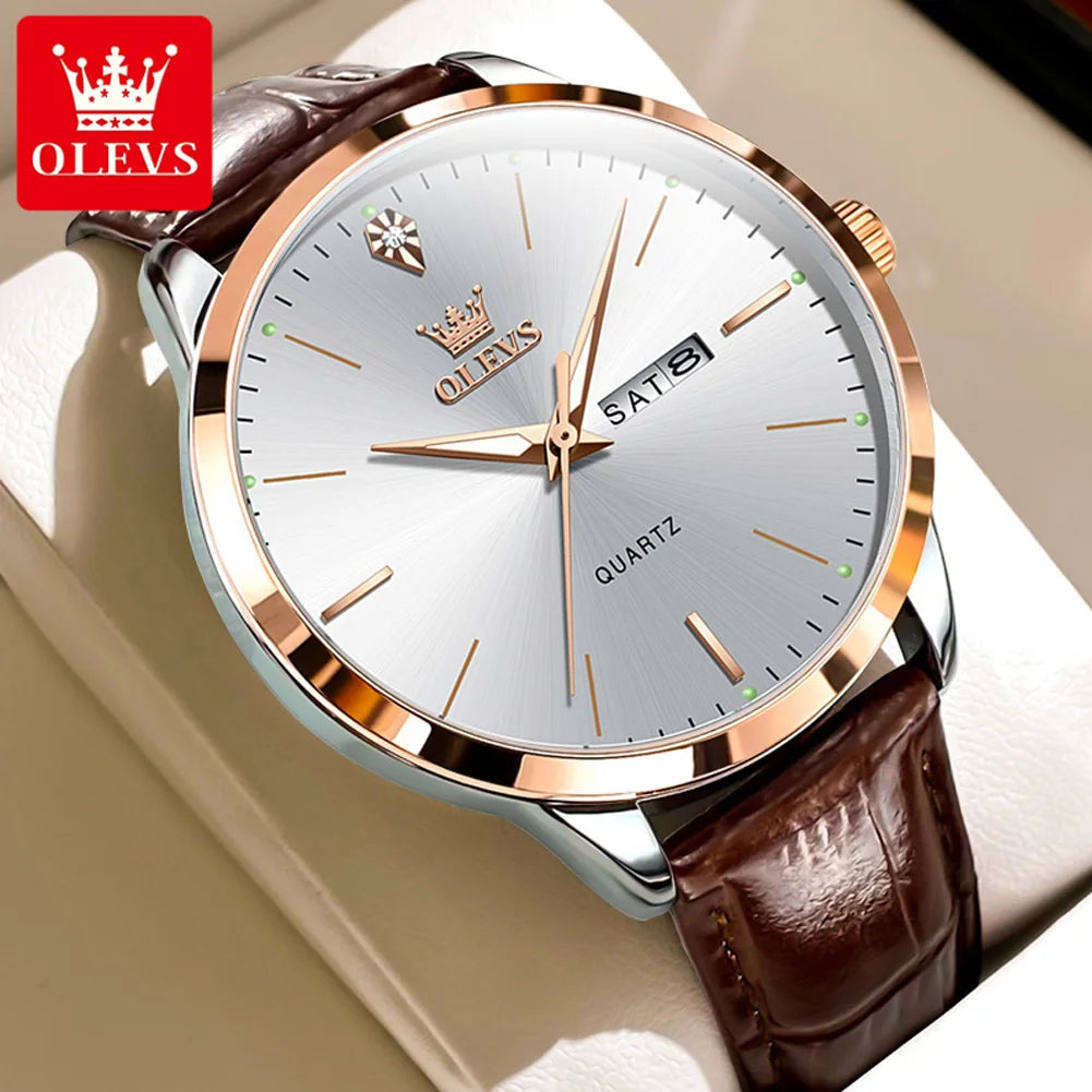 OLEVS Fashion Business Brand Original Men Watches