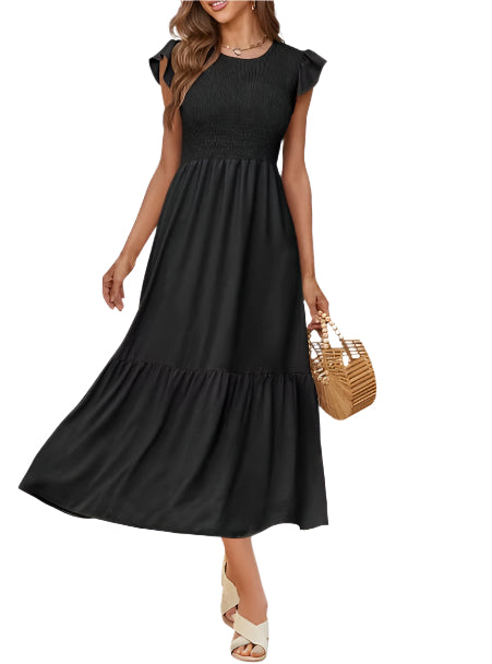 Women's Casual Summer Maxi Dresses with Pockets